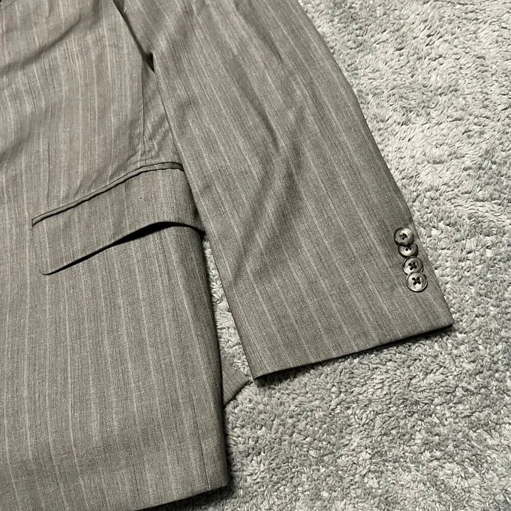 Lanificio T. G. Di Fabio Blazer Mens 40R Italy Wool Suit Sport Coat Striped